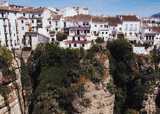 Spanien. Altstadt im Stil der Mittelmeerkultur