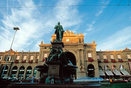 Der Hauptbahnhof von Zürich
