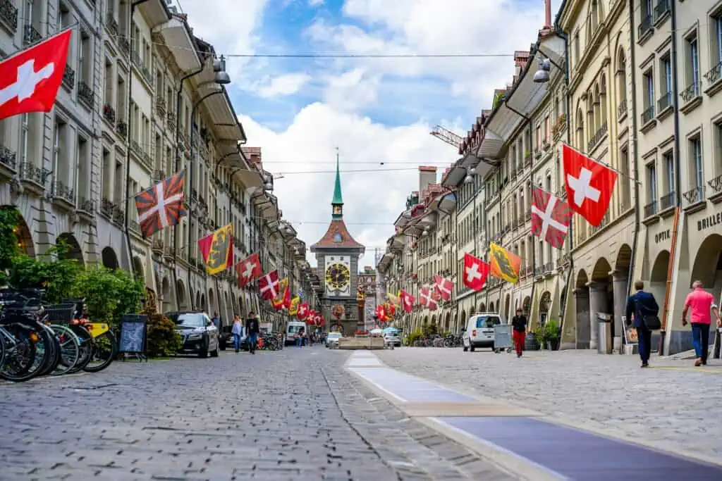 Stadtansicht Bern, Schweizer Hauptstadt