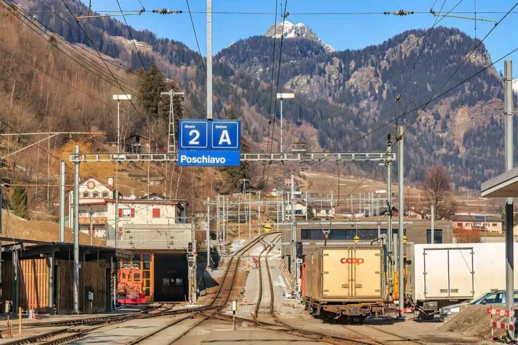 Bahnhof Poschiavo, Graubünden