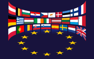 Flaggen der EU Länder