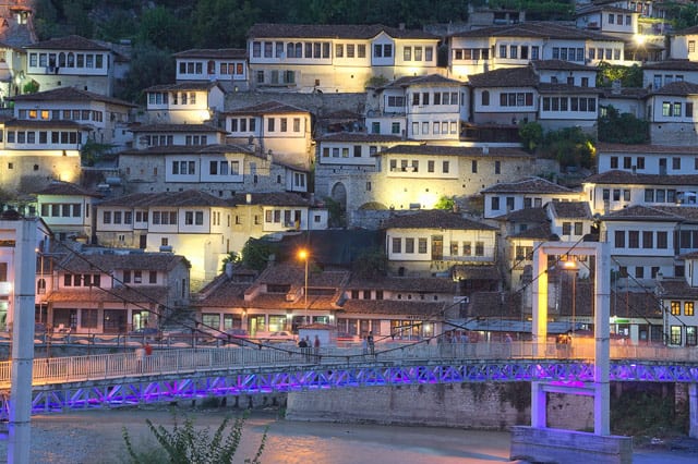 Berat, Blick auf die Altstadt