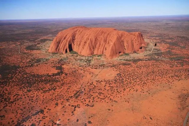 Der Ayers Rock, heiliger Berg der Aborigenes
