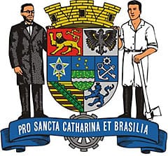 Blumenau Wappen, deutsche Stadt in Brasilien