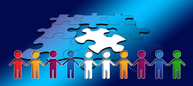 Einwanderer werden integriert