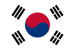 Flagge von Südkorea