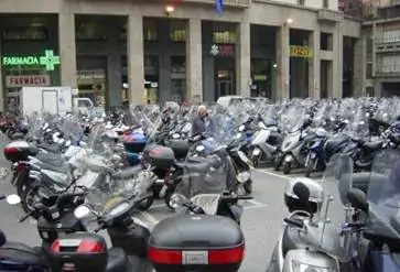 Parkplatz in Genua