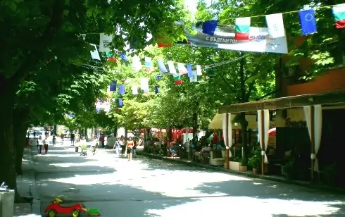 Hauptstraße von Sandanski
