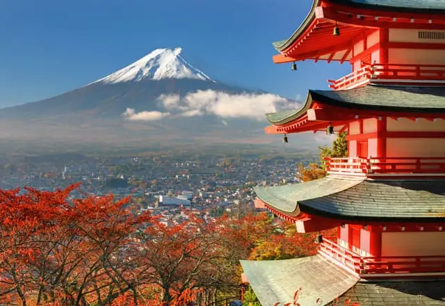 Der Fuji, heiliger Berg Japans