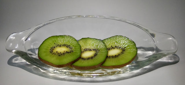 Kiwi, aufgeschnitten