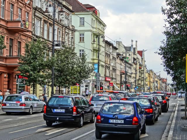 Straße in Danzig