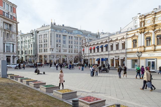 Kusnezkiy Most, noble Einkaufsstraße in Moskau