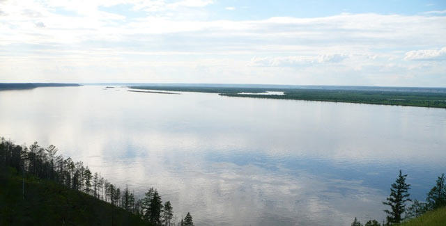 die Lena, Fluss in Sibirien