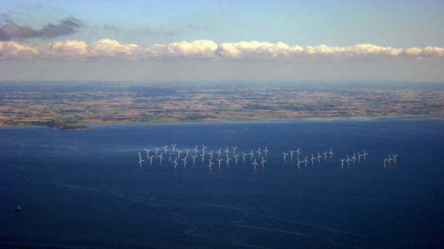 Lillgrund Windfarm vor der Küste Schwedens