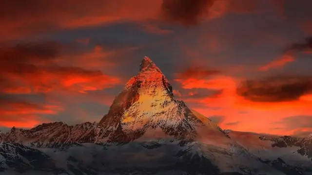 Das Matterhorn, fast viereinhalbtausend Meter hoch. 