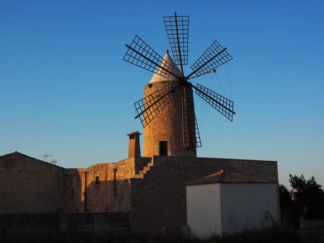 Windmühle in Spanien