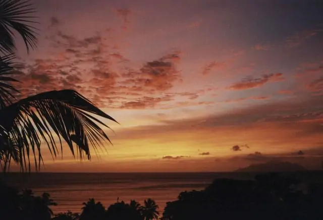 Abend auf den Seychellen