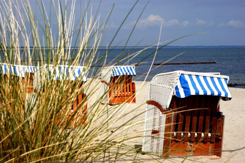 Ostseestrand mit Strandkörben