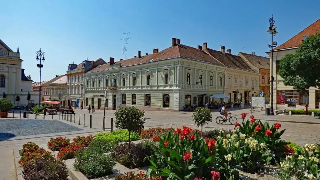 Stadt Pecs in Süd-Ungarn