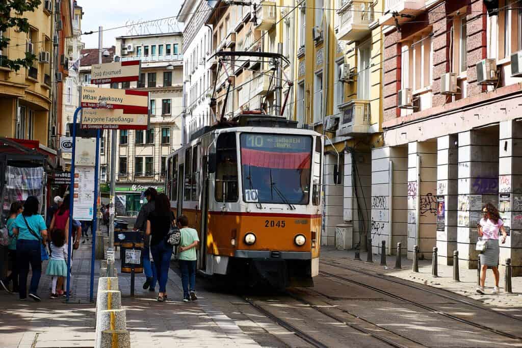 Straßenbahn in Sofia